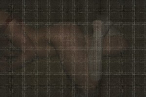 MATTHEW SWARTS A DARK, TEXTURED GRID PATTERN IN DEEP BROWN AND BLACK TONES WITH A FAINT, GHOSTLY SILHOUETTE OF AN ANIMAL, POSSIBLY A DOG, VISIBLE THROUGH THE OVERLAY.