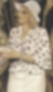 MATTHEW SWARTS A BLURRED IMAGE OF A PERSON WEARING A WHITE HAT AND A WHITE PATTERNED TOP, HOLDING AN OBJECT IN THEIR HANDS. THE BACKGROUND IS INDISTINCT.