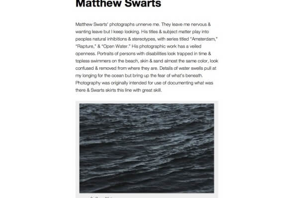 MATTHEW SWARTS Matthew Swarts + EMPTY STRETCH matthew swarts empty stretch