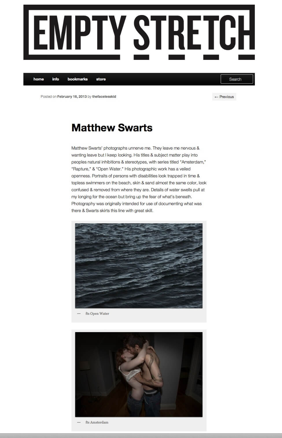 Matthew Swarts + Empty Stretch