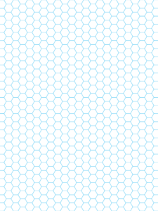 MATTHEW SWARTS  HEXMAP TRANSPAREN CYAN