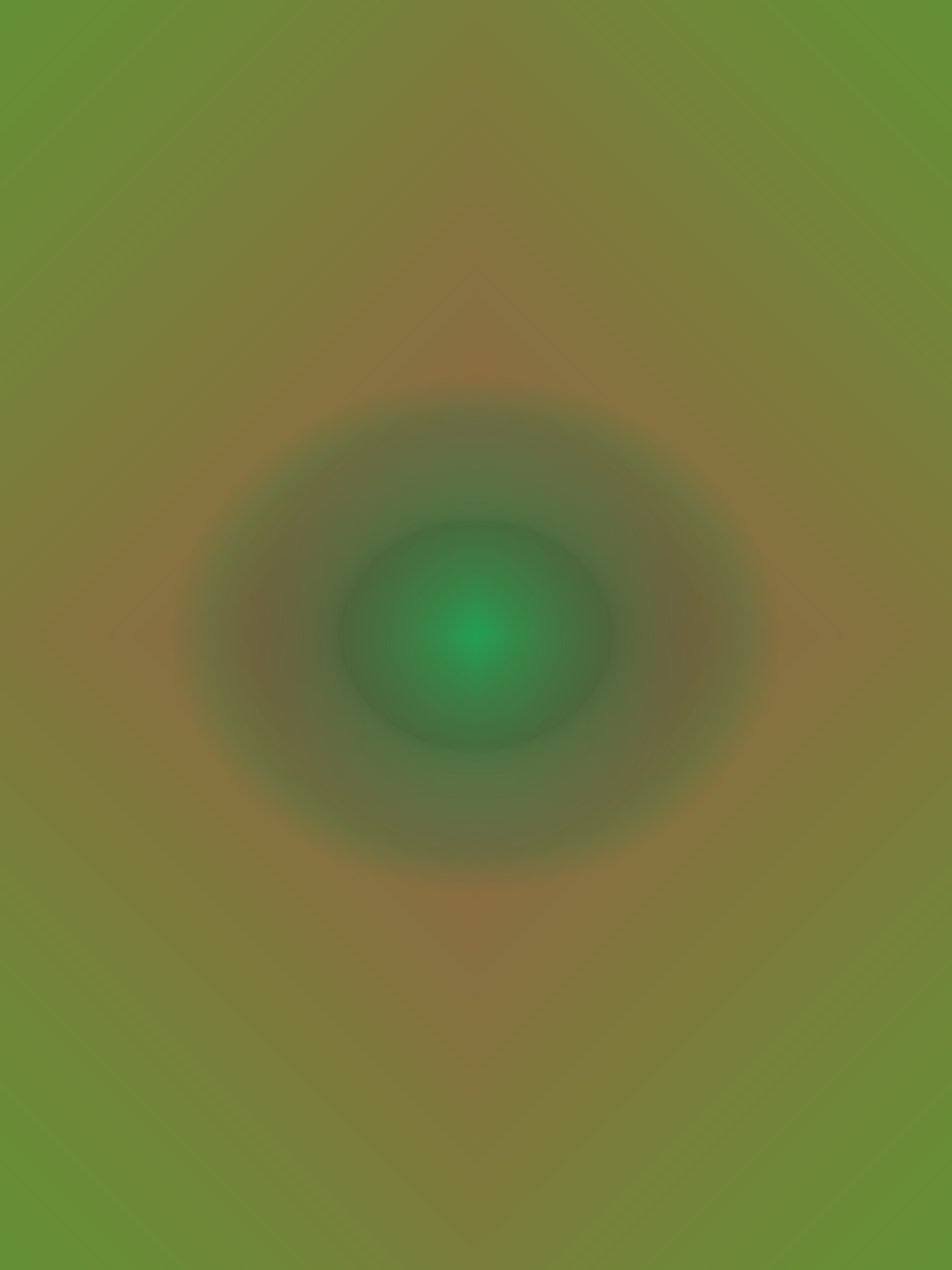 MATTHEW SWARTS A digital image with a green center blending outward into brown and then lighter green, forming a soft diamond-shaped gradient pattern, evokes a sense of contemporary art and modern photography.