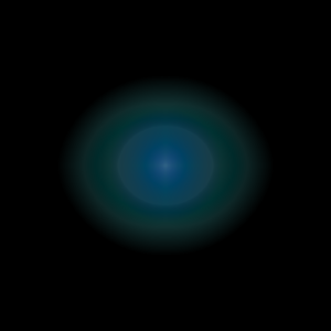 MATTHEW SWARTS A GLOWING BLUE ORB WITH A BRIGHT CENTER AND SOFT, GREENISH-BLUE HALO RADIATES AGAINST A COMPLETELY BLACK BACKGROUND, CAPTURING THE VISUAL ARTISTRY OF MATTHEW SWARTS.