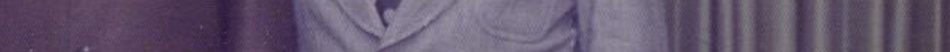 MATTHEW SWARTS A close-up, cropped image showing a person wearing a light purple suit jacket, standing in front of a striped wall with purple tones—an artistic composition that evokes the feel of contemporary art. The person's head and lower body are not visible.