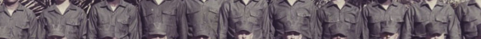 MATTHEW SWARTS A row of people in matching button-up uniforms stands shoulder to shoulder. This faded visual image, reminiscent of a contemporary artist’s work, only shows them from the shoulders down with faces partially visible.