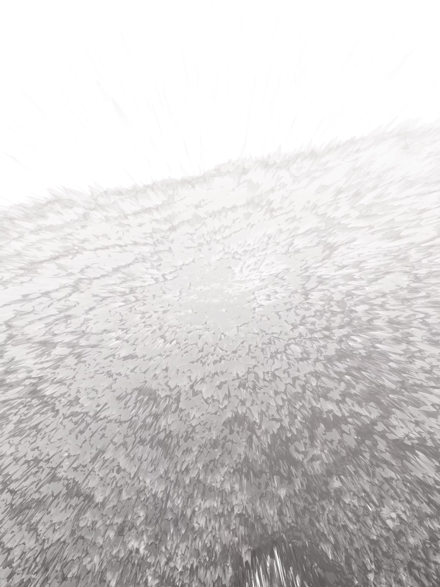 MATTHEW SWARTS Abstract grayscale ART image with a textured surface and radiating lines, creating a sense of motion or depth from the center outward; overall effect is dynamic and somewhat chaotic.